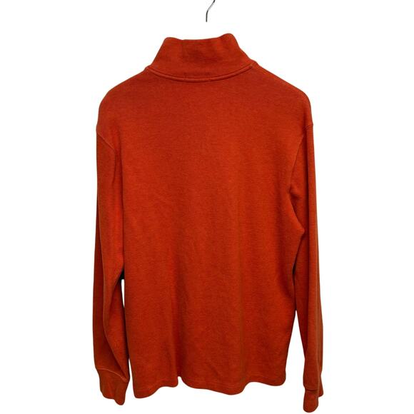 Polo Ralph Lauren Men’s Orange Quarter Zip Sweater (Size M) - Picture 4 of 6
